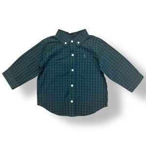 Ralph Lauren | Infant Black Watch Plaid Button Down (9 mos)